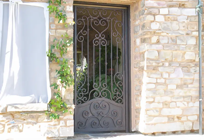 Custom Ornamental Iron Front Gate Newport Beach, CA