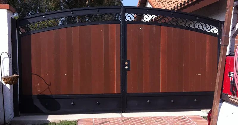 Ornamental Iron Gate Work near Yorba Linda, California