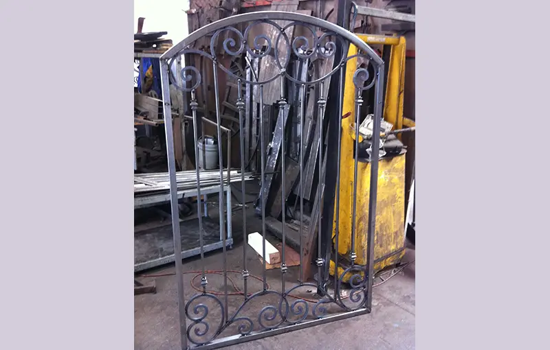 Wrought Iron Front Entry Gate Installation Anaheim, CA