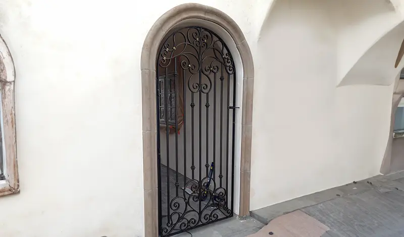 Wrought Iron French Gate for Coto De Caza, California