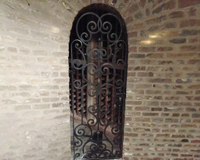 Hand Forged Iron Wine Cellar Installation La Palma, CA