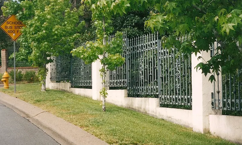 Wrought Iron Perimeter Estate Fence in La Palma, CA