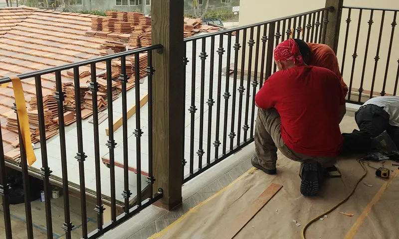 Balcony Iron Handrails & Railings Installers Dana Point