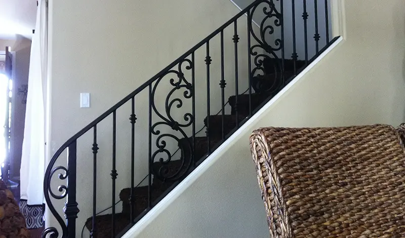 Residential Iron Railings for Staircases San Clemente