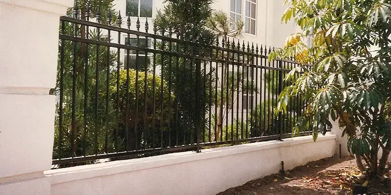 Wrought Iron Property Fence Installation in Dana Point