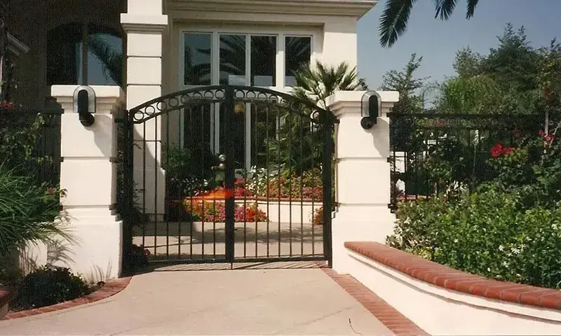 Ornamental Iron Driveway & Pedestrian Gates Buena Park