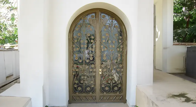 Residential Iron Front Entry Door in Cowan Heights, CA