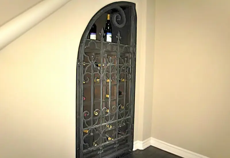 Wrought Iron French Wine Cellar for Aliso Viejo, CA